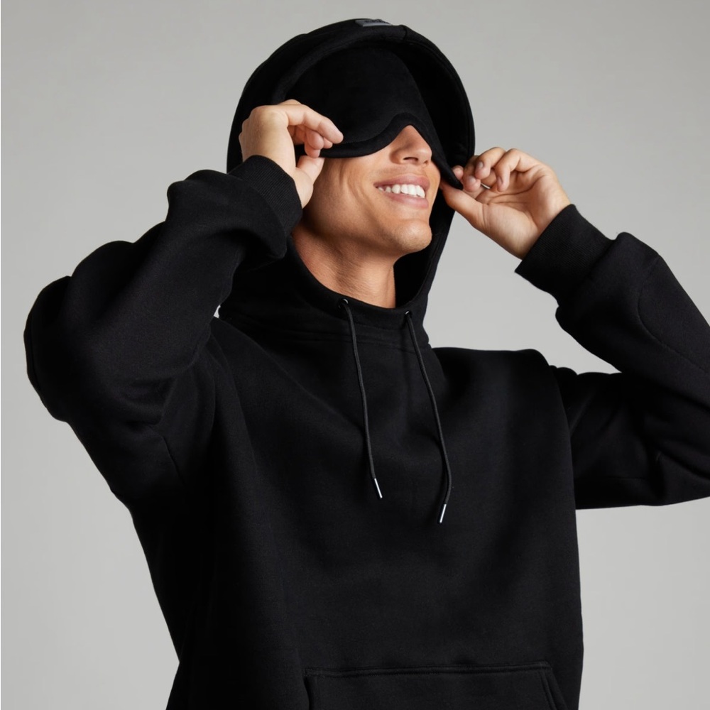 Comfrt Airplane Mode Travel Hoodie | Black Unisex S